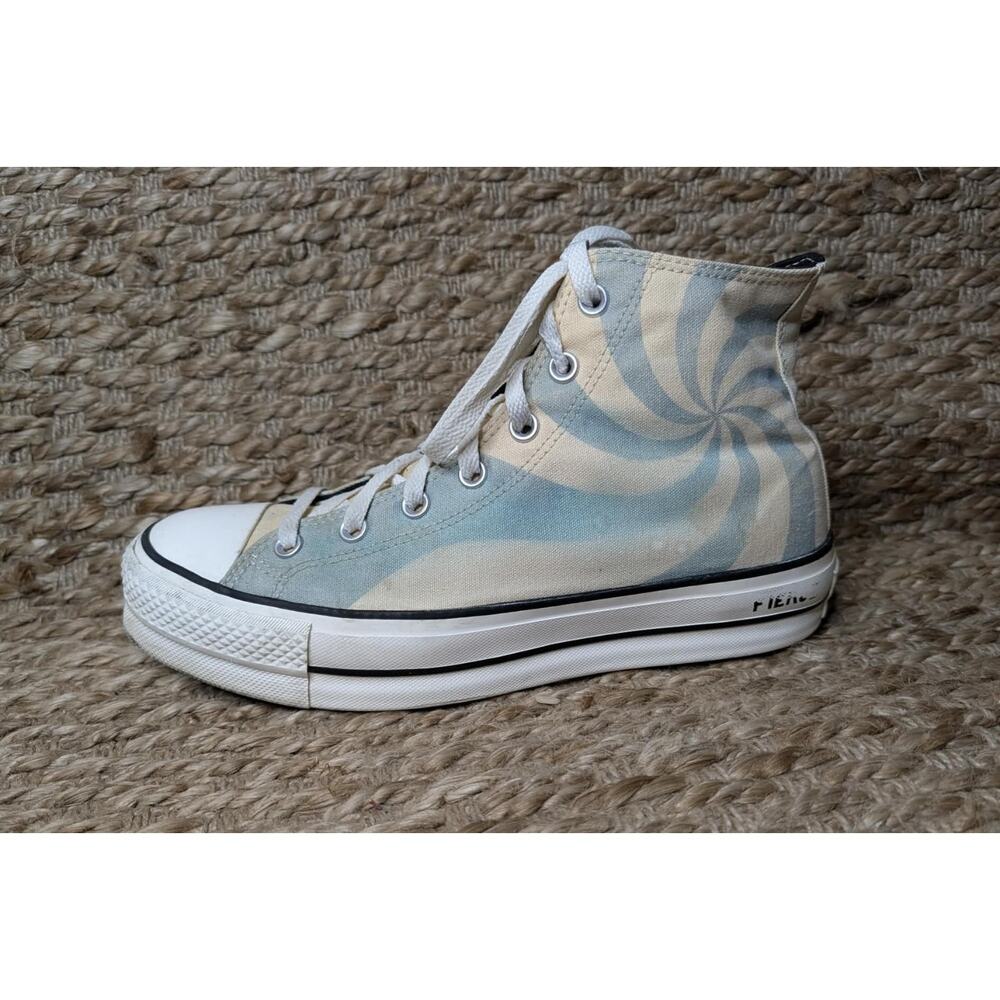 Converse Chuck Taylor Hi Lift Platform Sneakers Blue Candy Shoes Women's 10.5